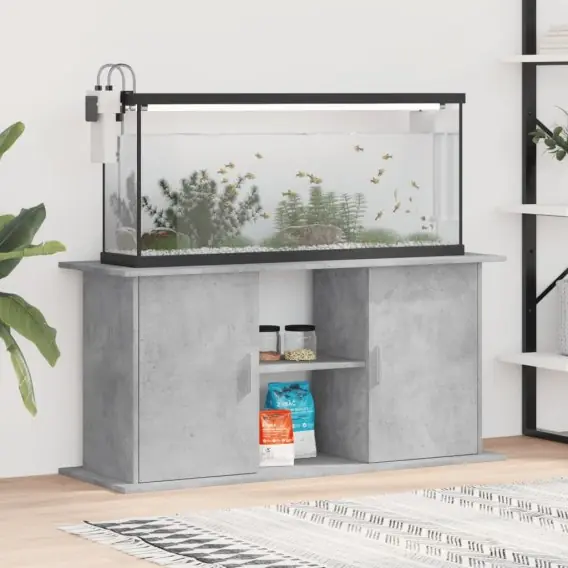 Tani Szafka pod akwarium, szarość betonu, 121x41x58 cm Lumarko! - Hurtownia wielobranżowa Lumarko